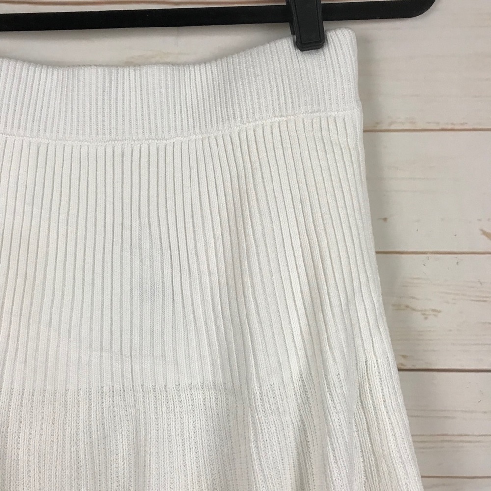 Free People Solid Gold Cream Ruffle Skirt Small NWT - Picture 7 of 14